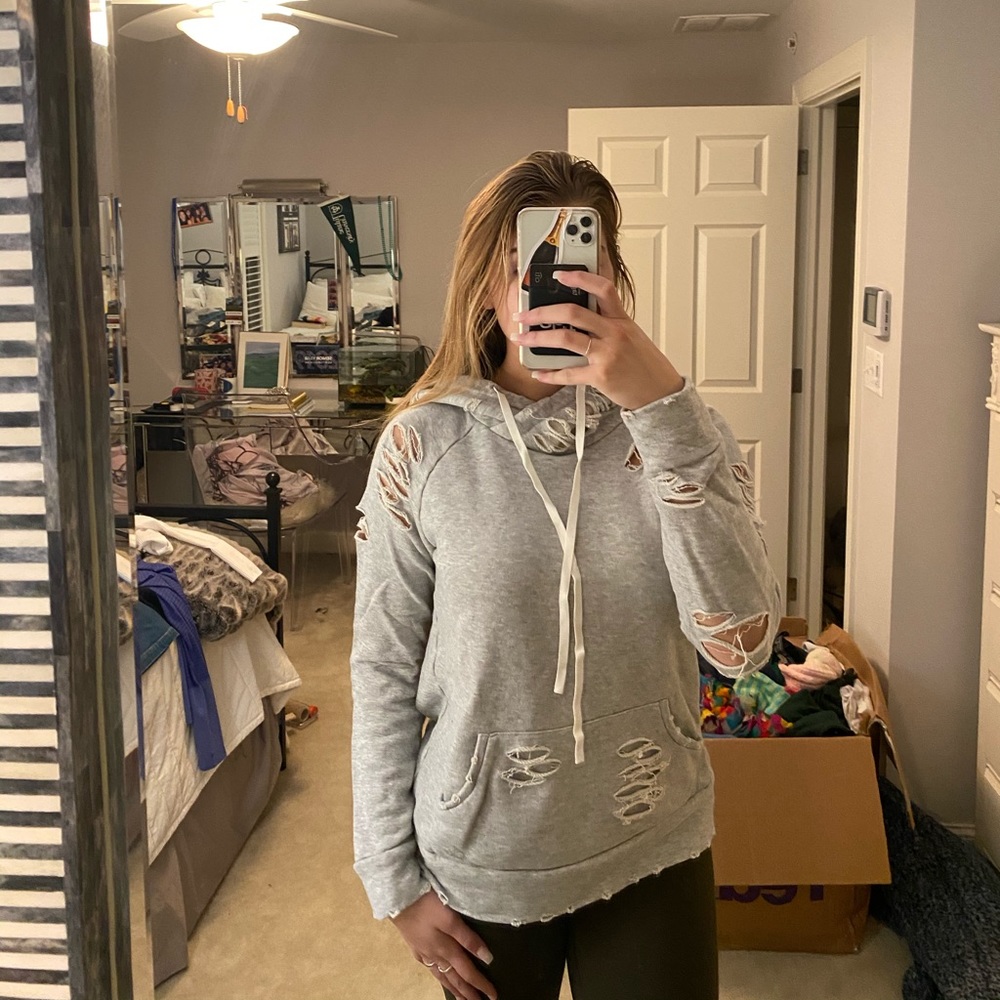 ALO Yoga Ripped Hoodie